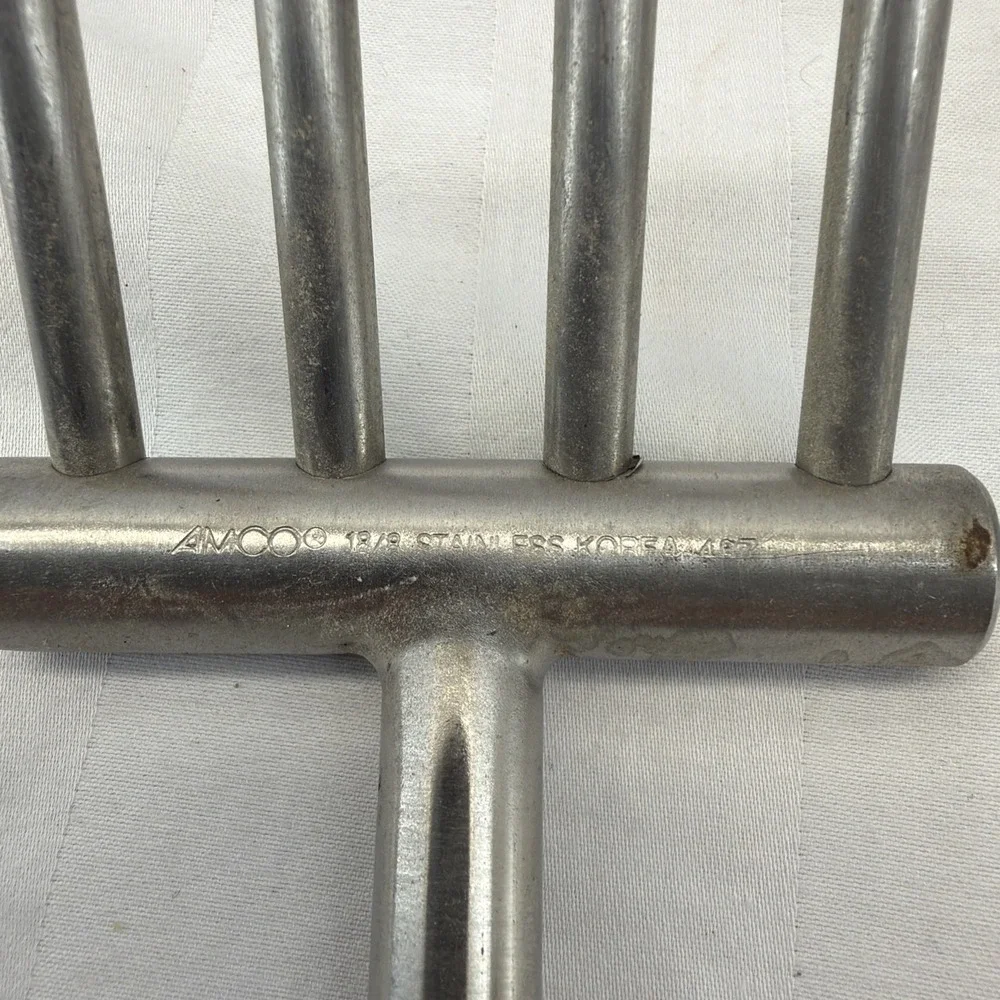Serving fork by‎ AMCO 18/8 Stainless Korea 487 - Approx 13